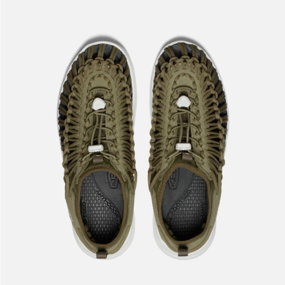 NWT Keen UNEEK 03 Sneaker Sandel, Martini Olive/Dark Olive - Picture 4 of 6